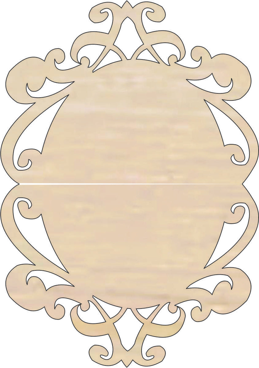 Plaque - Laser Cut Out Unfinished Wood Craft Shape DSN75 Plaque - Laser Cut Out Unfinished Wood Craft Shape DSN75