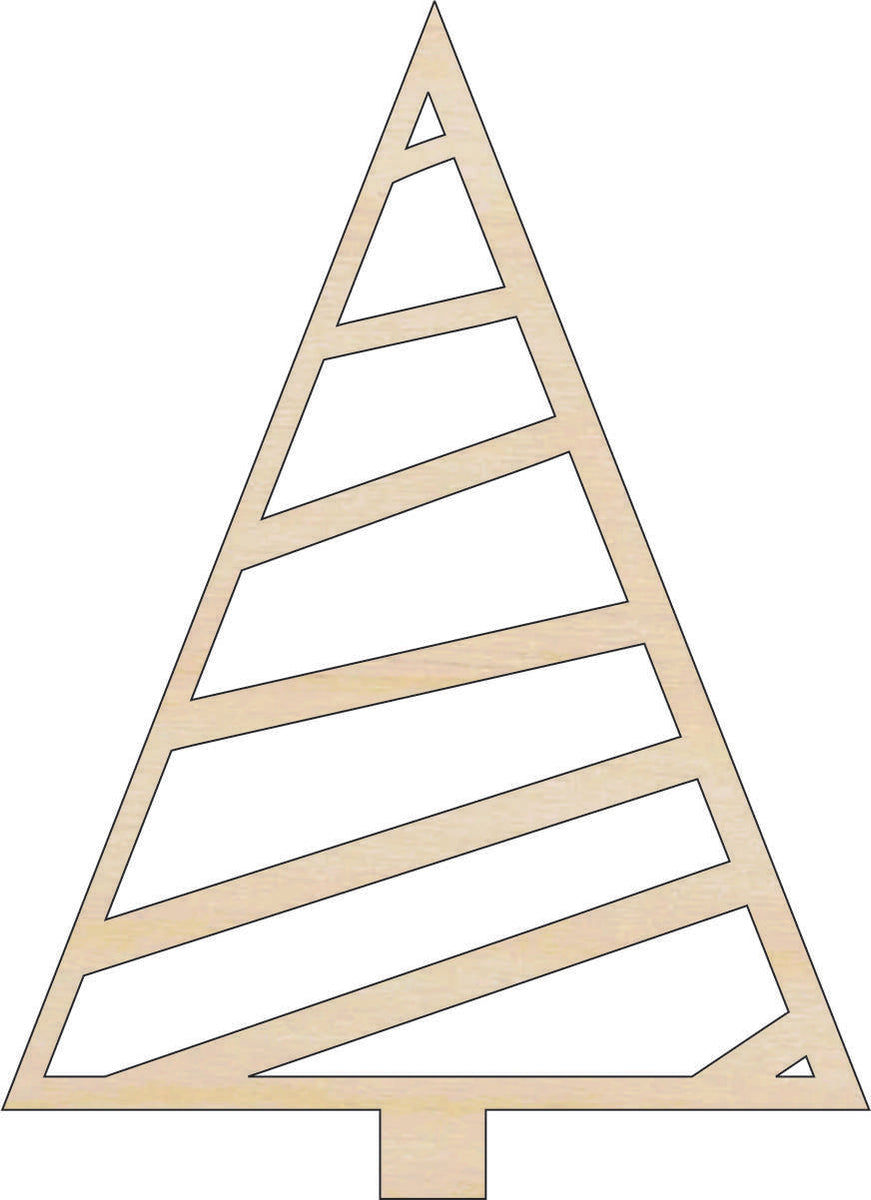 Tree - Laser Cut Out Unfinished Wood Craft Shape TRE147 Tree - Laser Cut Out Unfinished Wood Craft Shape TRE147