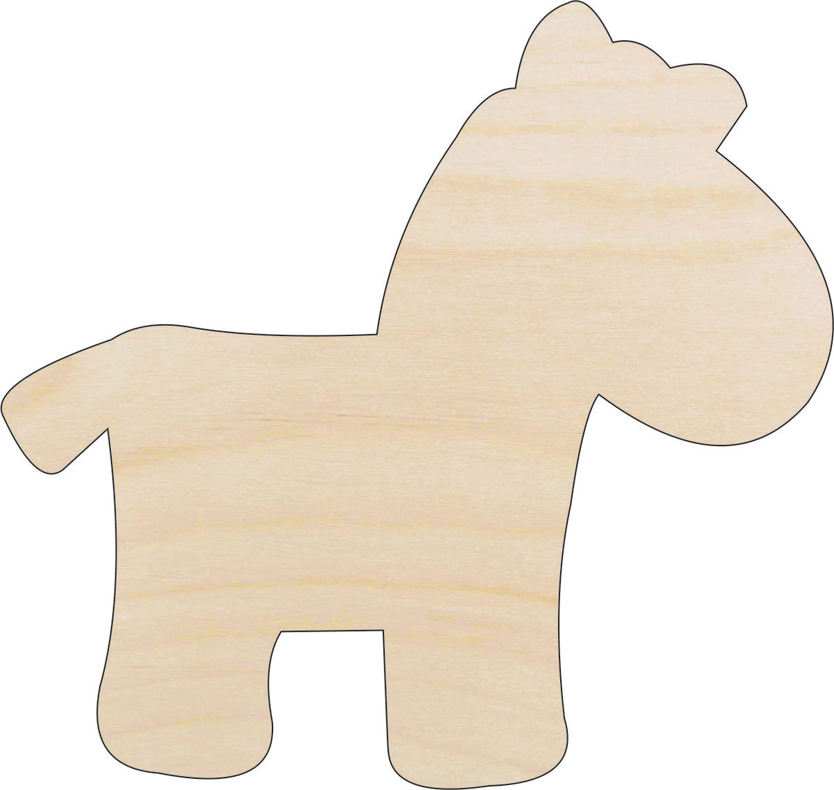 Zebra  - Laser Cut Out Unfinished Wood Craft Shape ANML36