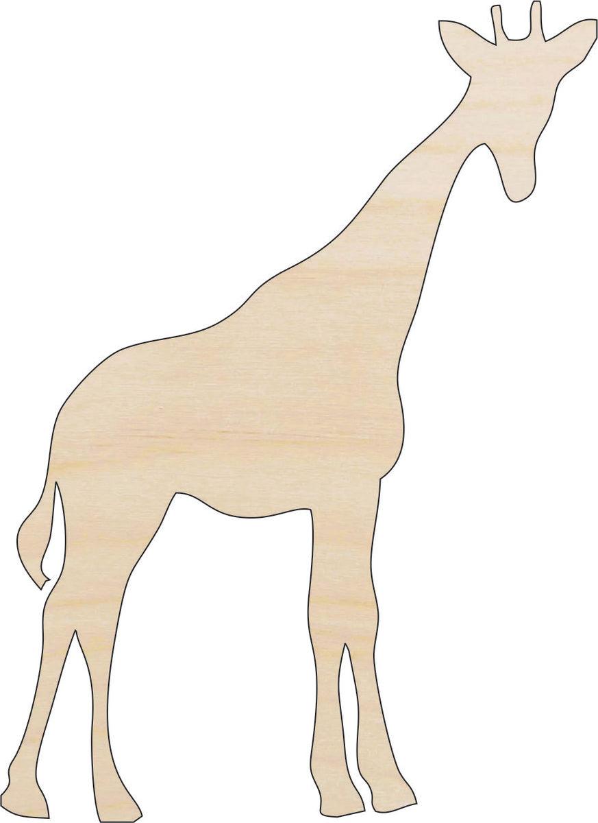Giraffe - Laser Cut Out Unfinished Wood Craft Shape ANML4 Giraffe - Laser Cut Out Unfinished Wood Craft Shape ANML4