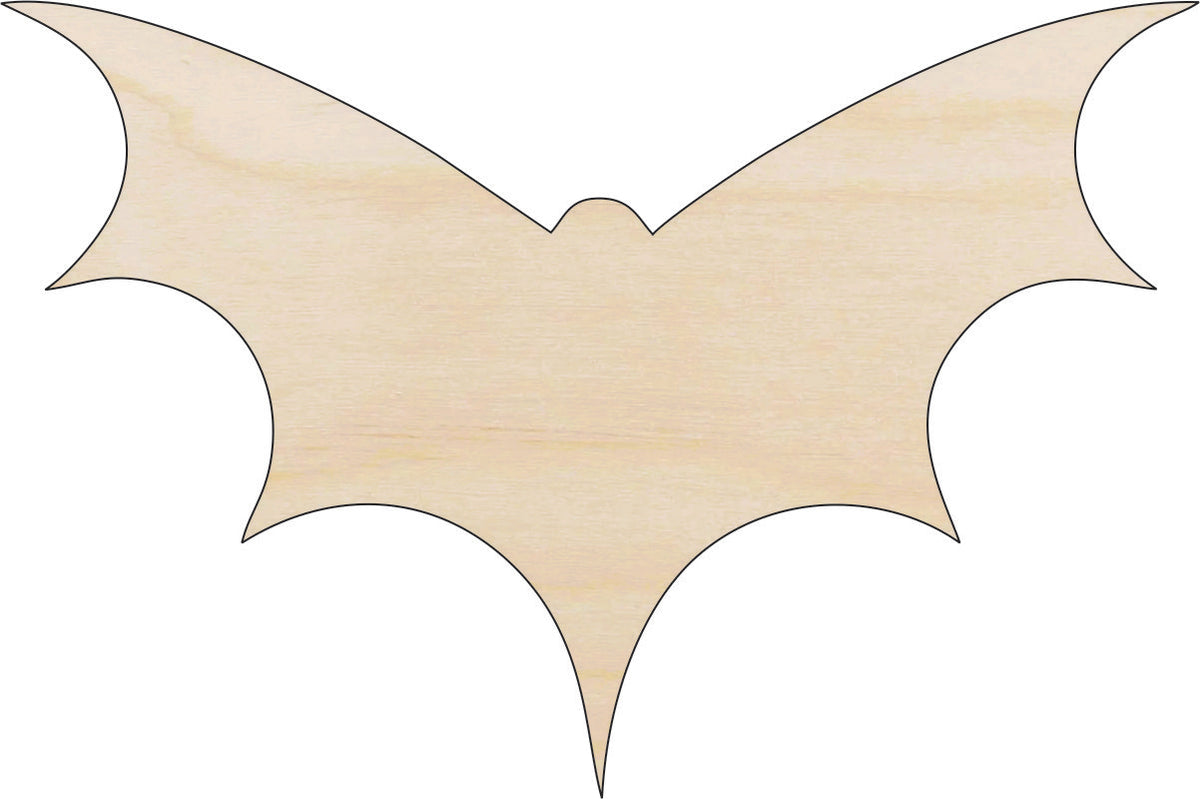 Bat - Laser Cut Out Unfinished Wood Craft Shape BAT15 Bat - Laser Cut Out Unfinished Wood Craft Shape BAT15