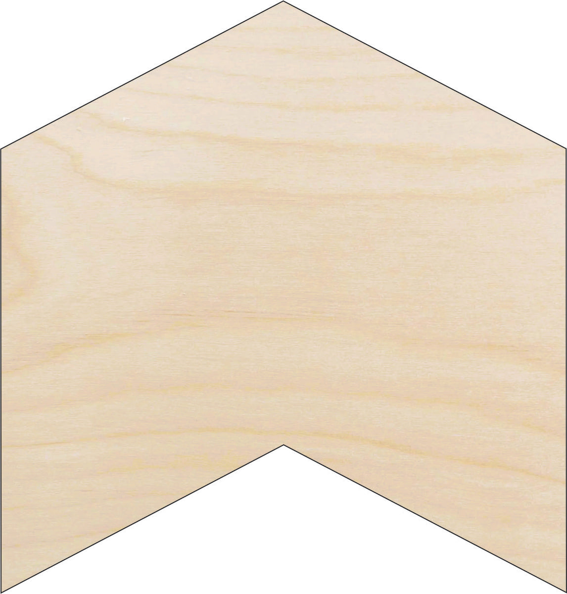 Badge - Laser Cut Out Unfinished Wood Craft Shape BDG18 Badge - Laser Cut Out Unfinished Wood Craft Shape BDG18