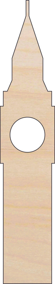 Building Tower - Laser Cut Out Unfinished Wood Craft Shape BLD105 Building Tower - Laser Cut Out Unfinished Wood Craft Shape BLD105