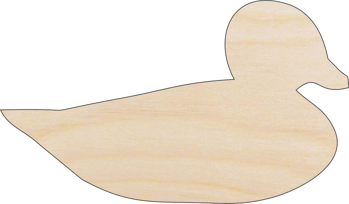 Bird Duck - Laser Cut Out Unfinished Wood Craft Shape BRD131 Bird Duck - Laser Cut Out Unfinished Wood Craft Shape BRD131
