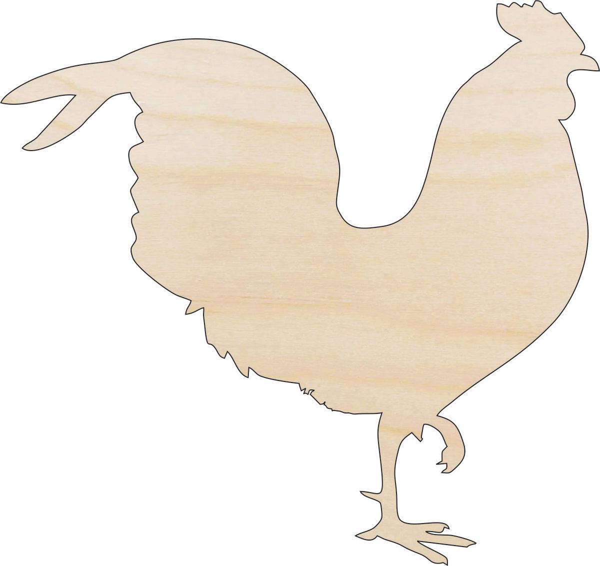 Bird Chicken - Laser Cut Out Unfinished Wood Craft Shape BRD132 Bird Chicken - Laser Cut Out Unfinished Wood Craft Shape BRD132