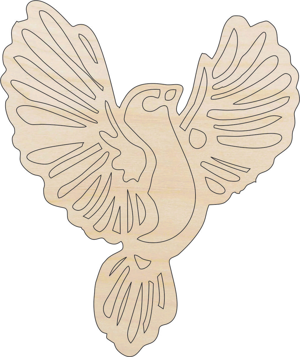 Bird - Laser Cut Out Unfinished Wood Craft Shape BRD188 Bird - Laser Cut Out Unfinished Wood Craft Shape BRD188