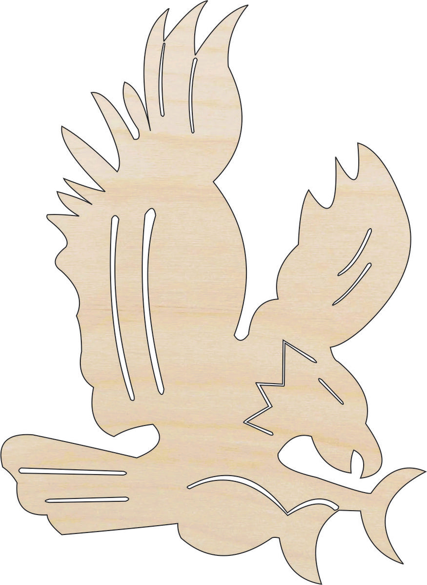 Bird Eagle - Laser Cut Out Unfinished Wood Craft Shape BRD221