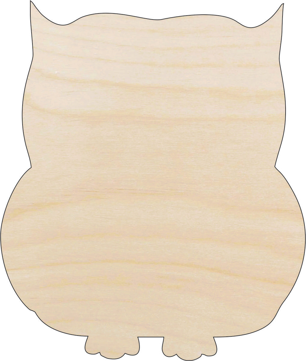 Bird Owl - Laser Cut Out Unfinished Wood Craft Shape BRD56 Bird Owl - Laser Cut Out Unfinished Wood Craft Shape BRD56