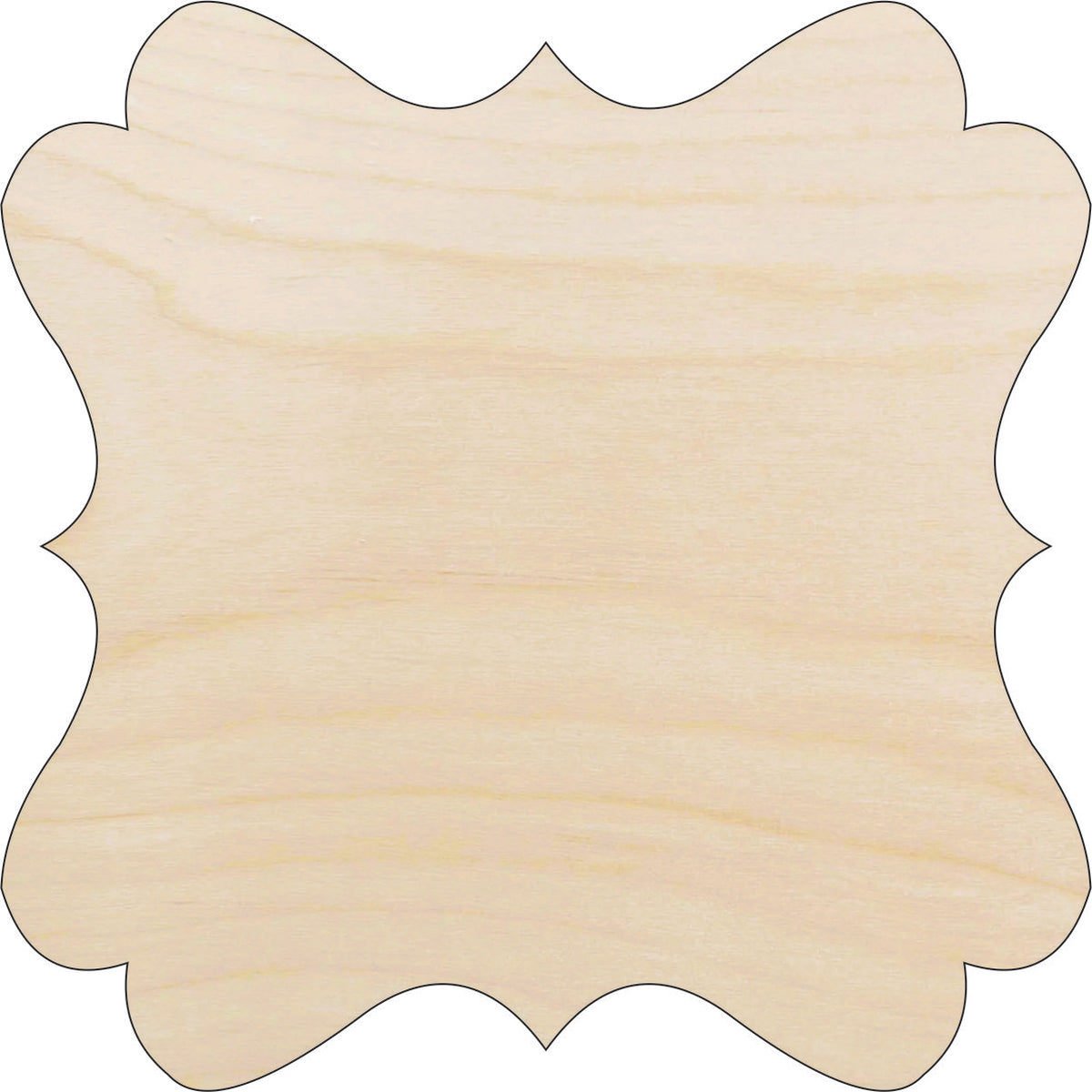 Plaque - Laser Cut Out Unfinished Wood Craft Shape BSC26 Plaque - Laser Cut Out Unfinished Wood Craft Shape BSC26