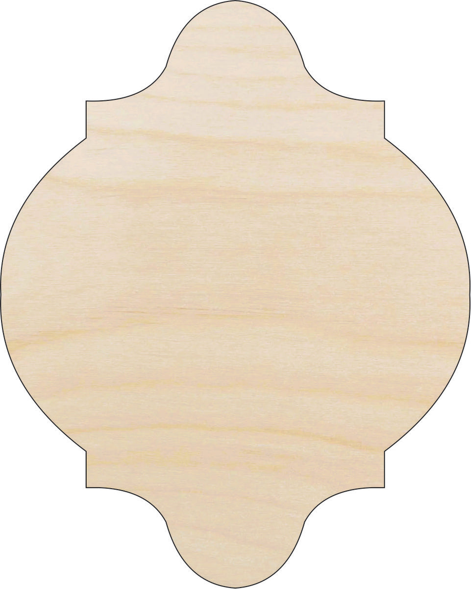 Plaque - Laser Cut Out Unfinished Wood Craft Shape BSC28 Plaque - Laser Cut Out Unfinished Wood Craft Shape BSC28