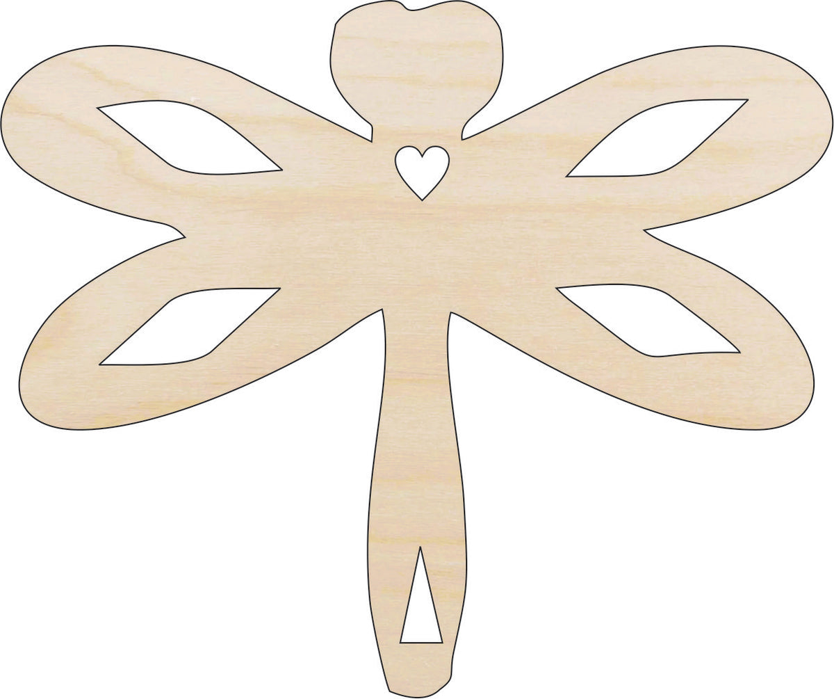 Dragonfly - Laser Cut Out Unfinished Wood Craft Shape BUG114 Dragonfly - Laser Cut Out Unfinished Wood Craft Shape BUG114