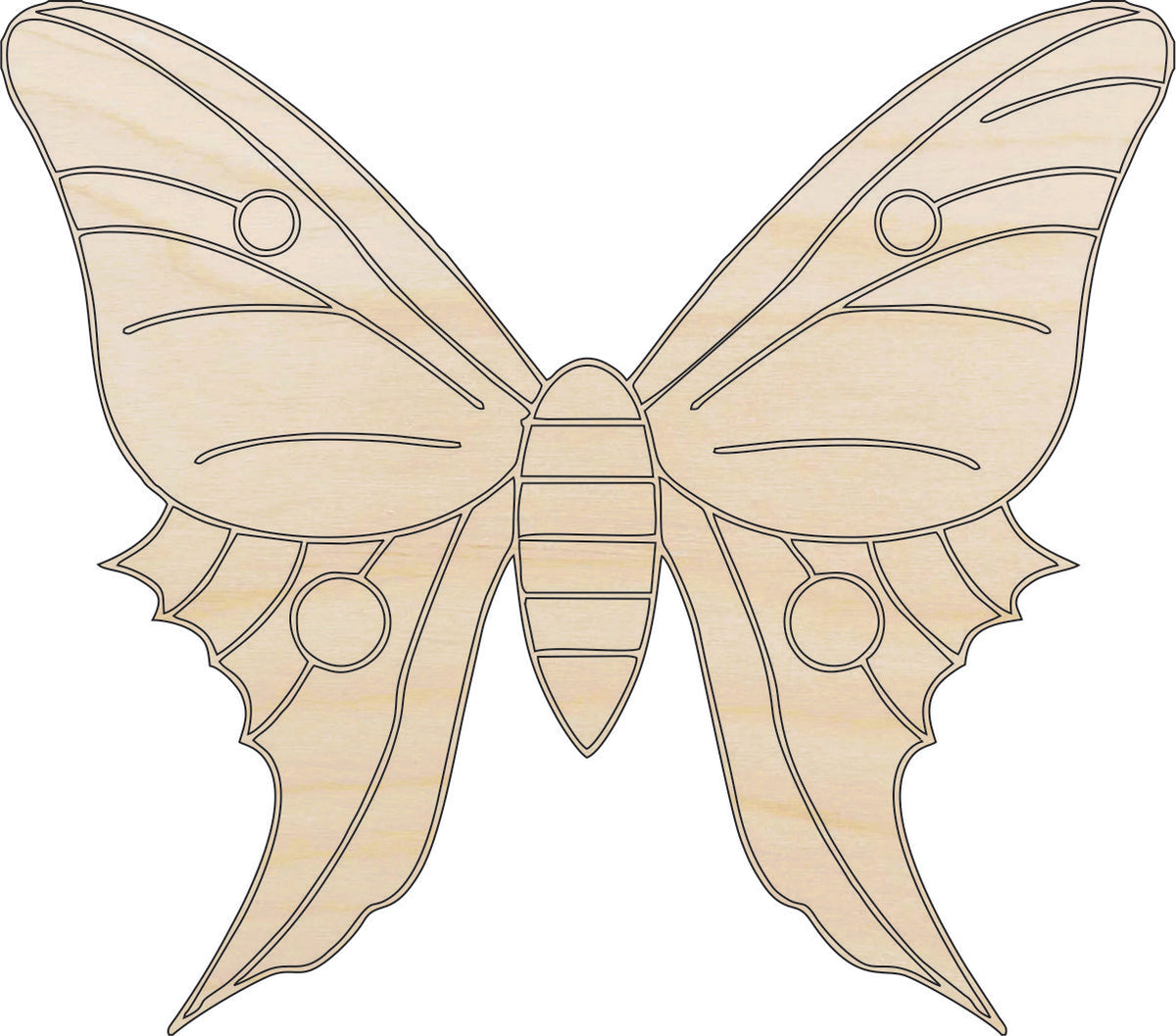 Butterfly - Laser Cut Out Unfinished Wood Craft Shape BUG13 Butterfly - Laser Cut Out Unfinished Wood Craft Shape BUG13