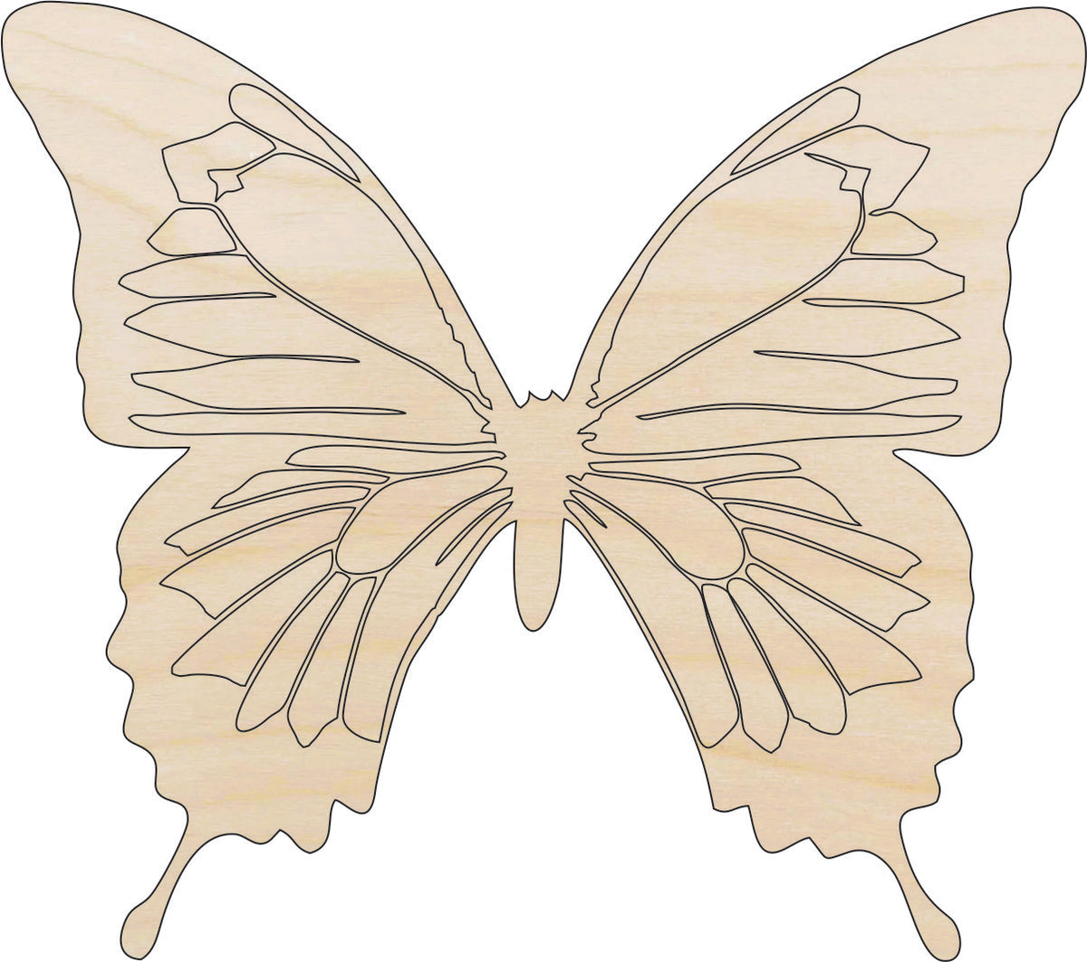 Butterfly - Laser Cut Out Unfinished Wood Craft Shape BUG15 Butterfly - Laser Cut Out Unfinished Wood Craft Shape BUG15
