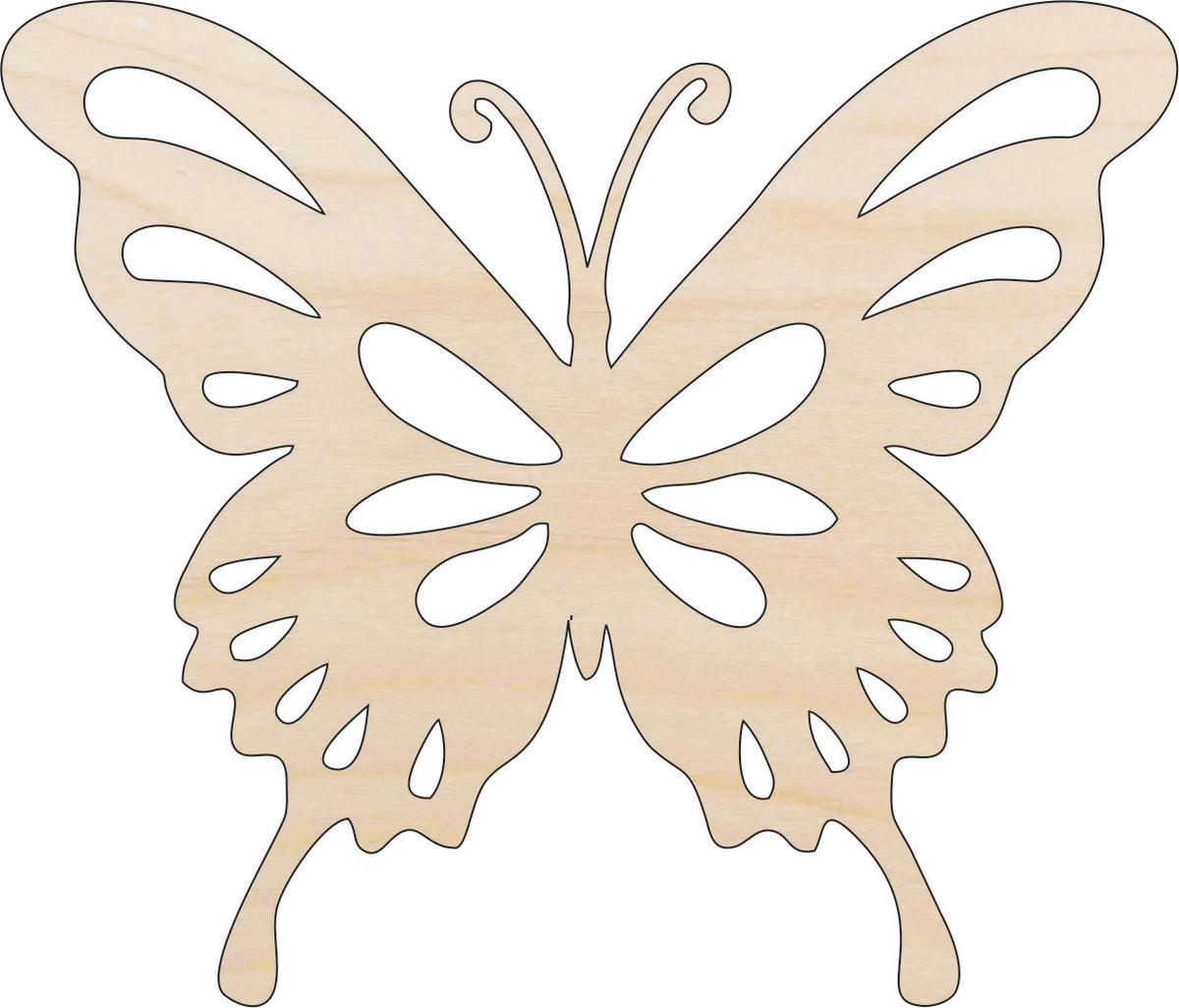 Butterfly - Laser Cut Out Unfinished Wood Craft Shape BUG20 Butterfly - Laser Cut Out Unfinished Wood Craft Shape BUG20