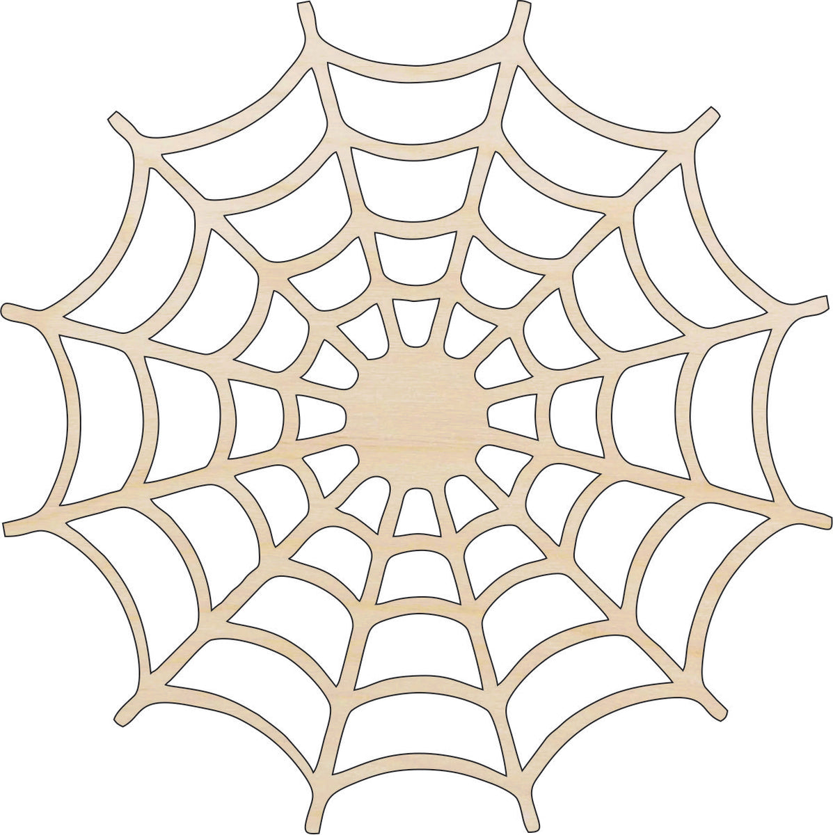 Spiderweb - Laser Cut Out Unfinished Wood Craft Shape BUG21