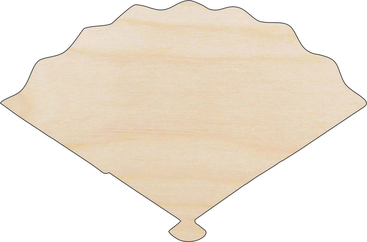 Fan - Laser Cut Out Unfinished Wood Craft Shape CLT27 Fan - Laser Cut Out Unfinished Wood Craft Shape CLT27
