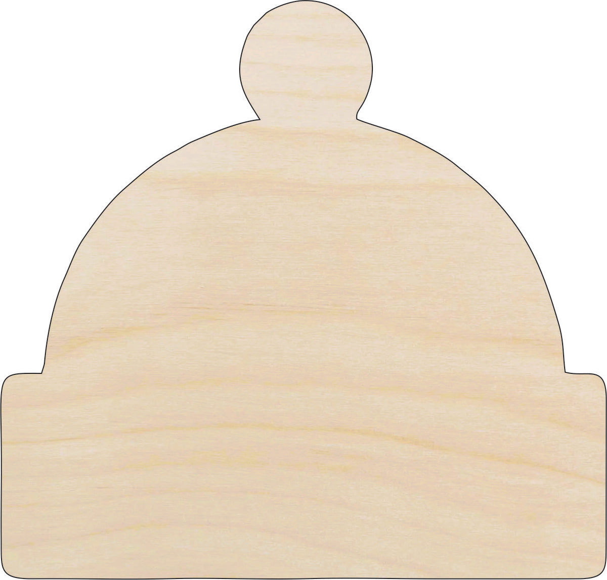 Hat Winter - Laser Cut Out Unfinished Wood Craft Shape CLT51 Hat Winter - Laser Cut Out Unfinished Wood Craft Shape CLT51