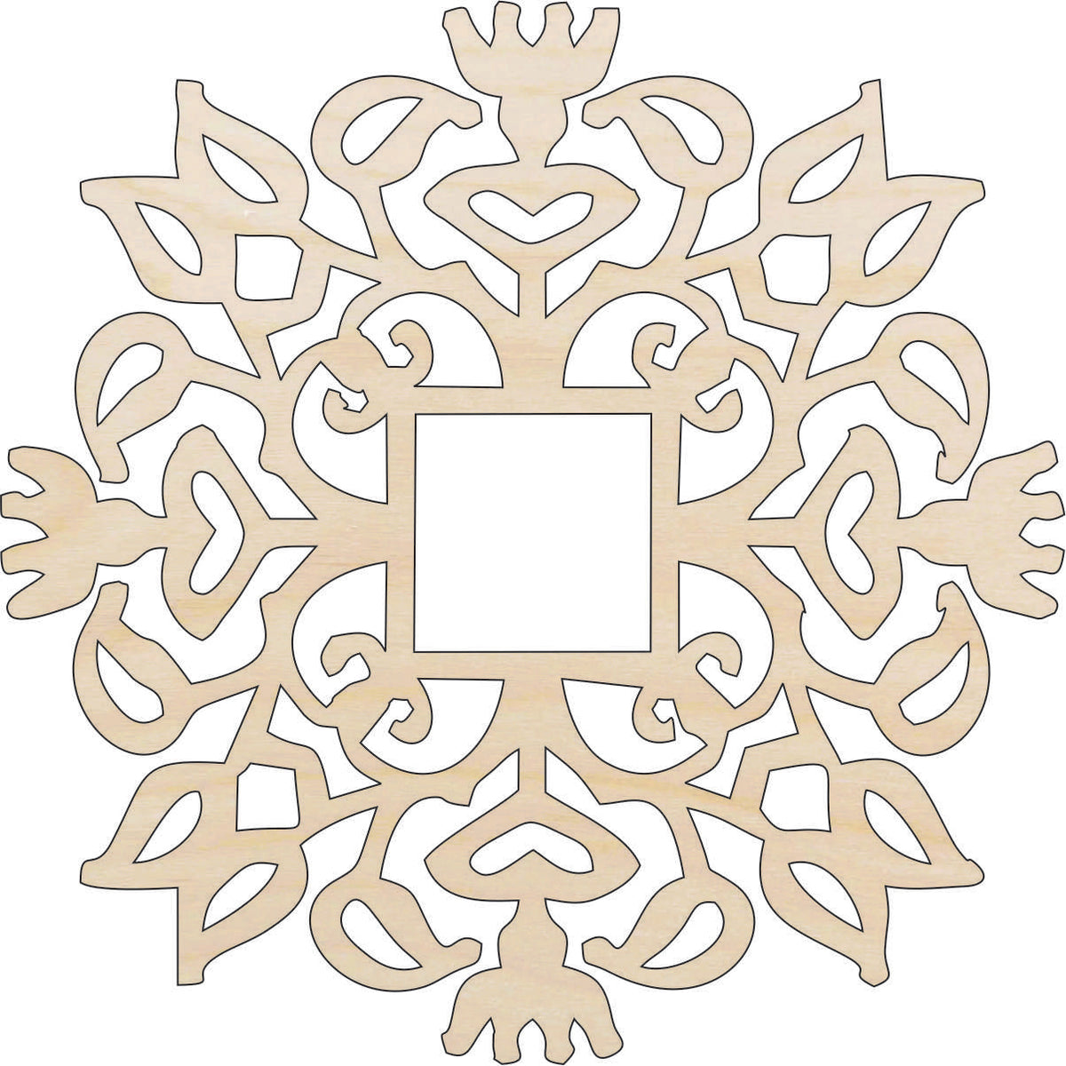 Design - Laser Cut Out Unfinished Wood Craft Shape DSN16 Design - Laser Cut Out Unfinished Wood Craft Shape DSN16