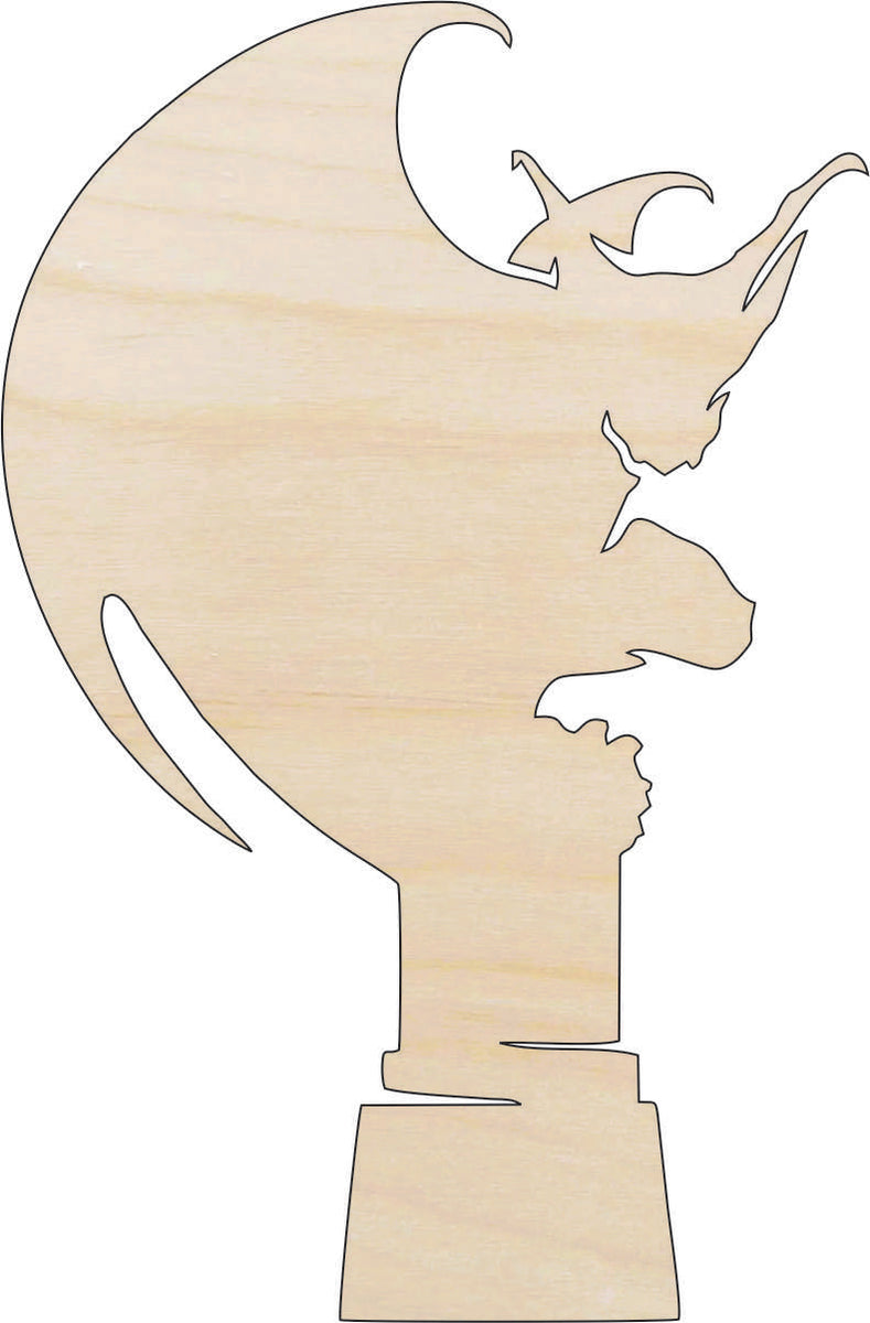 Monster Gargoyle - Laser Cut Out Unfinished Wood Craft Shape FAL158 Monster Gargoyle - Laser Cut Out Unfinished Wood Craft Shape FAL158