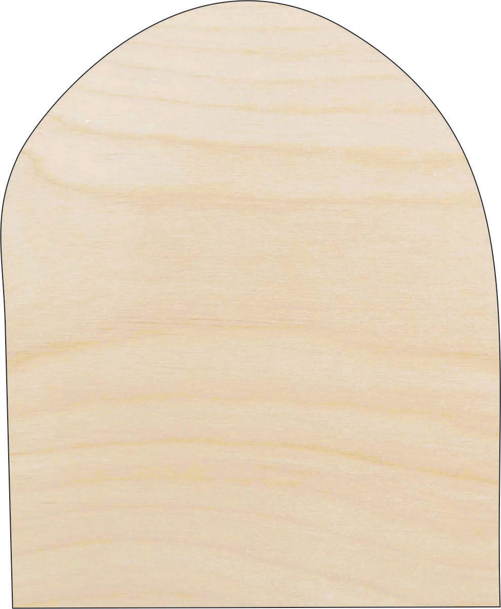 Tombstone - Laser Cut Out Unfinished Wood Craft Shape FAL164 Tombstone - Laser Cut Out Unfinished Wood Craft Shape FAL164