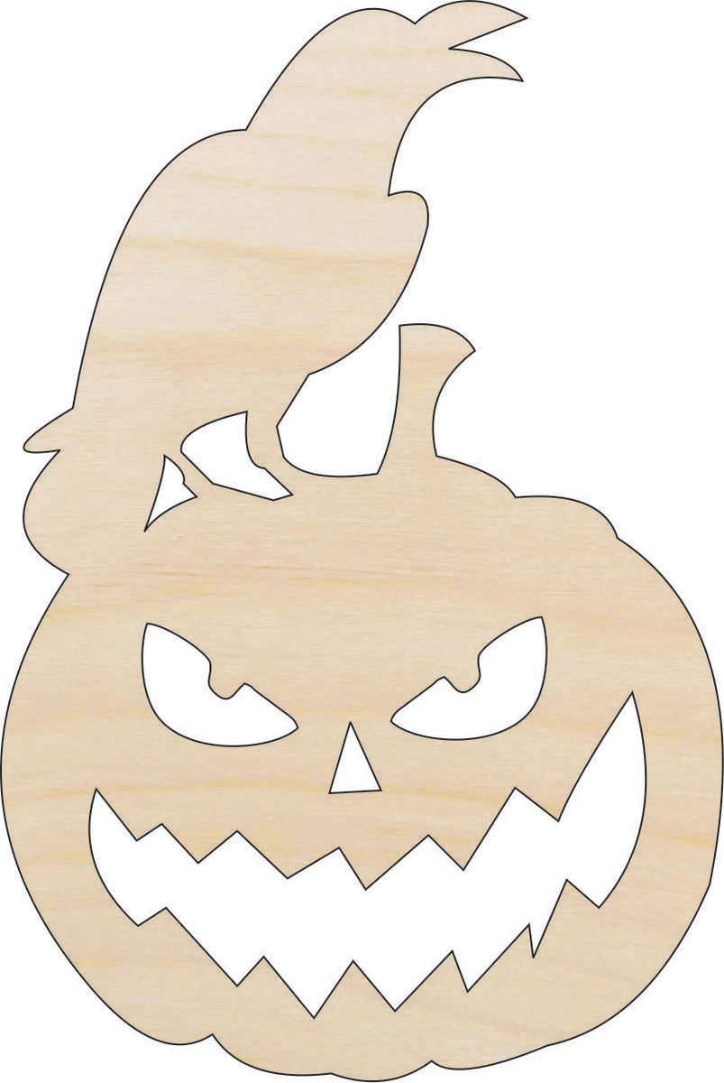 Pumpkin - Laser Cut Out Unfinished Wood Craft Shape FAL239 Pumpkin - Laser Cut Out Unfinished Wood Craft Shape FAL239
