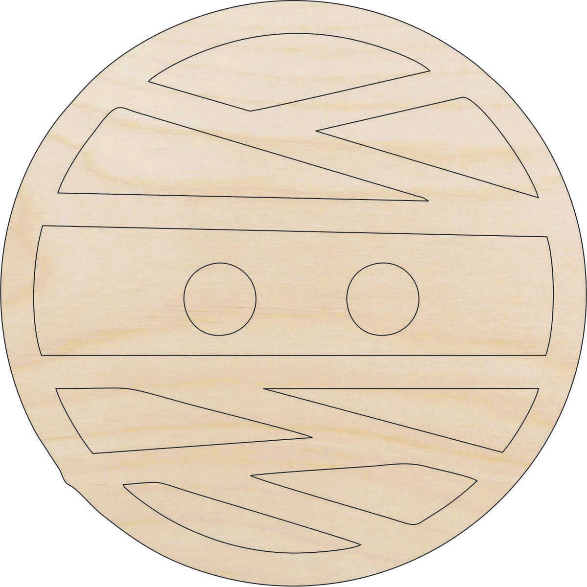 Monster Mummy - Laser Cut Out Unfinished Wood Craft Shape FAL260 Monster Mummy - Laser Cut Out Unfinished Wood Craft Shape FAL260