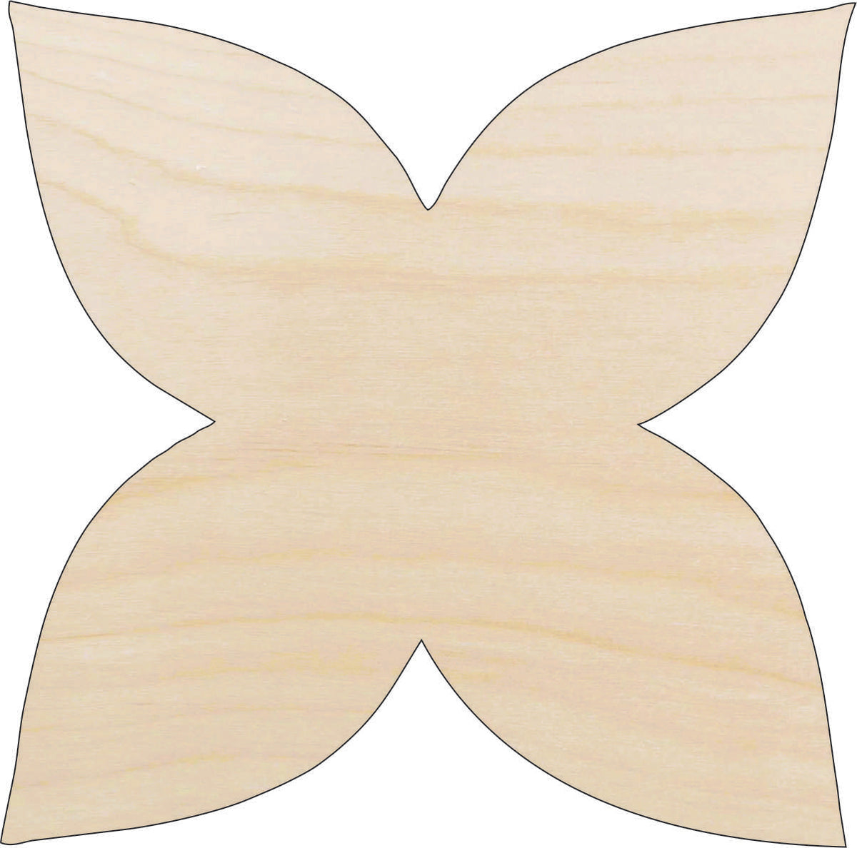 Flower - Laser Cut Out Unfinished Wood Craft Shape FLR23