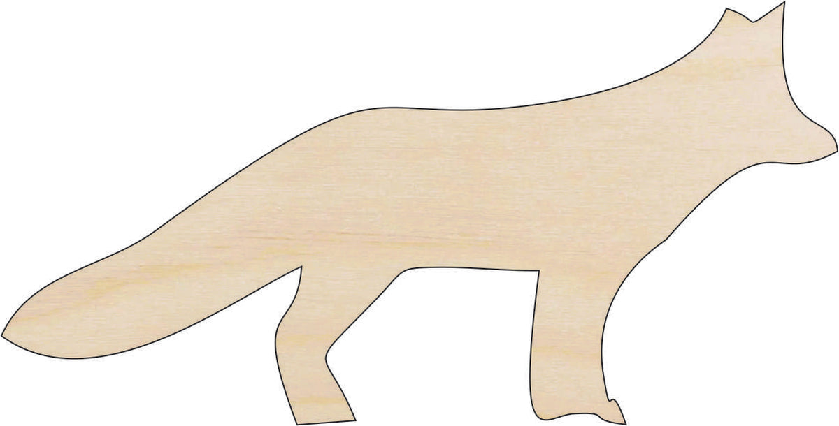 Fox - Laser Cut Out Unfinished Wood Craft Shape FOX9 Fox - Laser Cut Out Unfinished Wood Craft Shape FOX9