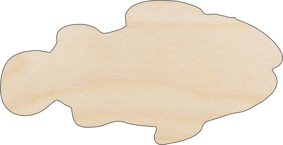 Fish Clown - Laser Cut Out Unfinished Wood Craft Shape FSH55