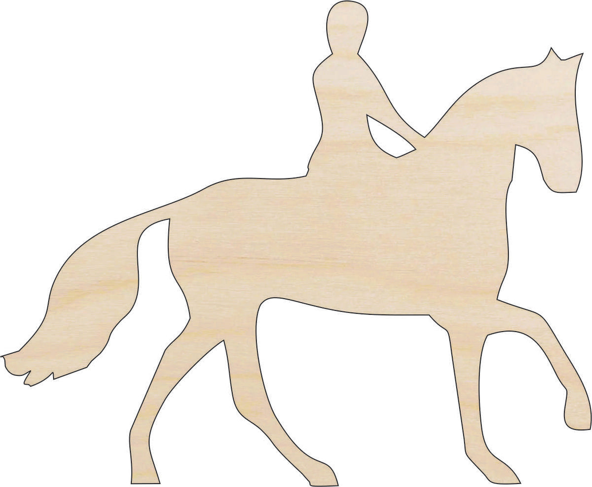 Horse - Laser Cut Out Unfinished Wood Craft Shape HRS27 Horse - Laser Cut Out Unfinished Wood Craft Shape HRS27