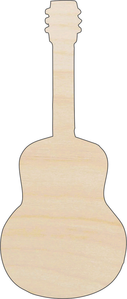 Music Guitar - Laser Cut Out Unfinished Wood Craft Shape MSC19 Music Guitar - Laser Cut Out Unfinished Wood Craft Shape MSC19