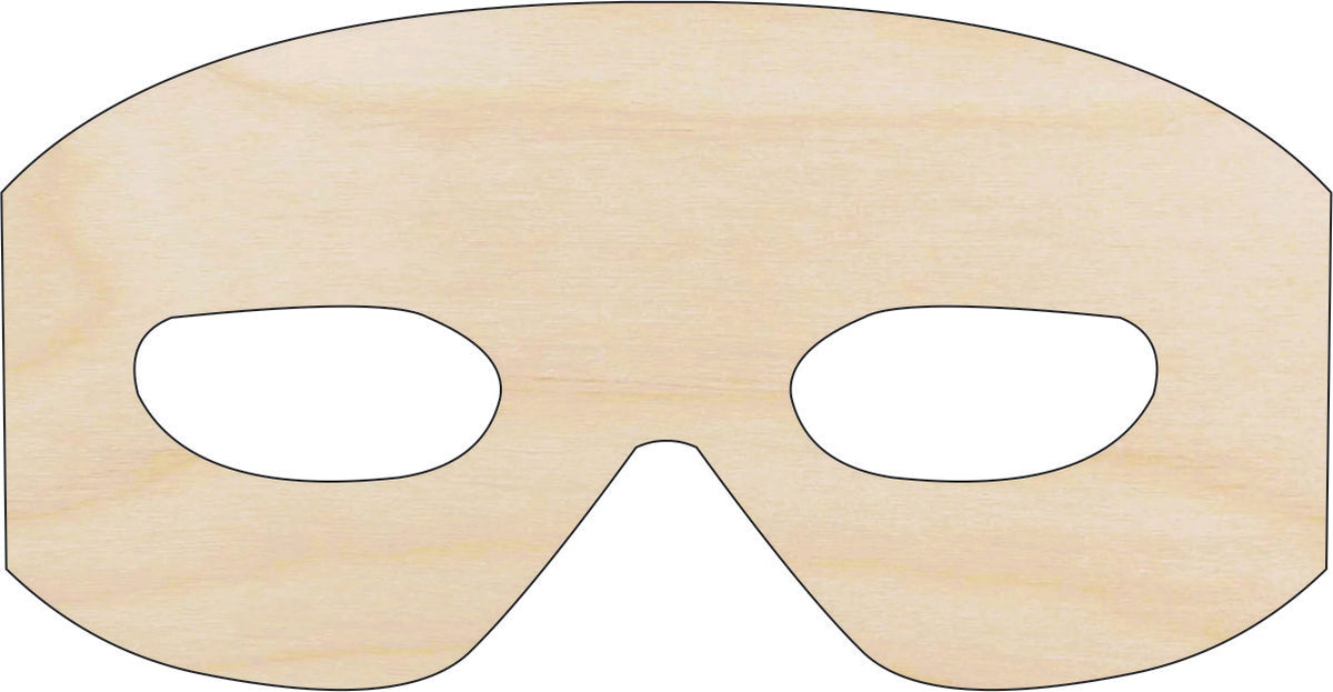Mask - Laser Cut Out Unfinished Wood Craft Shape MSK18 Mask - Laser Cut Out Unfinished Wood Craft Shape MSK18