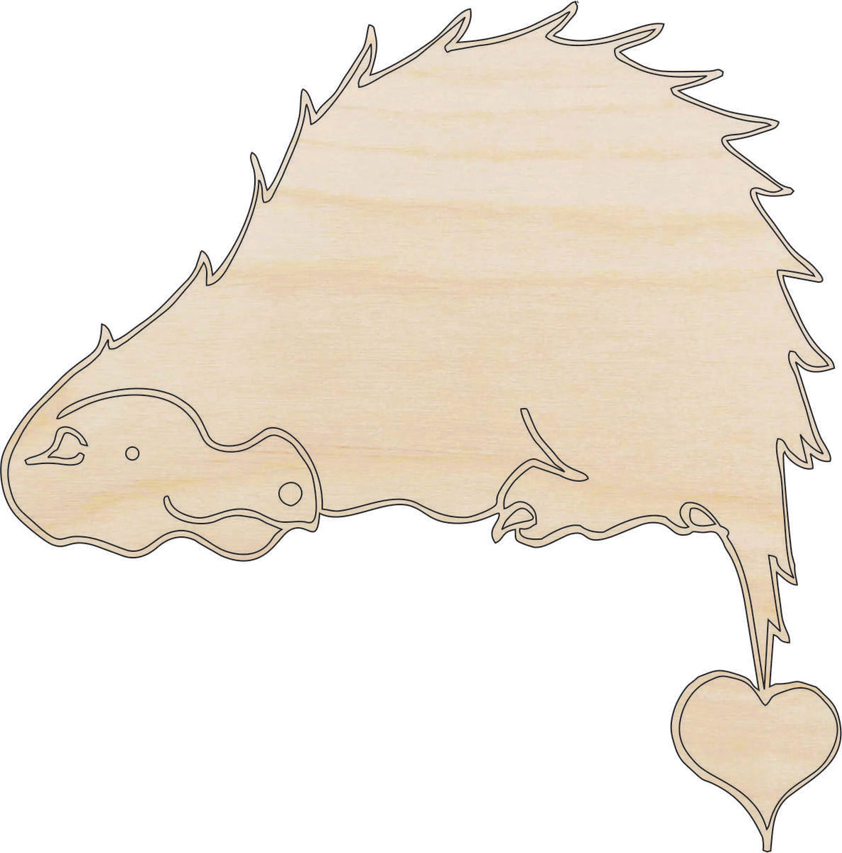 Dragon - Laser Cut Out Unfinished Wood Craft Shape MYTH114 Dragon - Laser Cut Out Unfinished Wood Craft Shape MYTH114