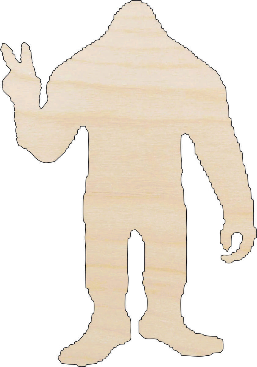 Bigfoot - Laser Cut Out Unfinished Wood Craft Shape MYTH132 Bigfoot - Laser Cut Out Unfinished Wood Craft Shape MYTH132