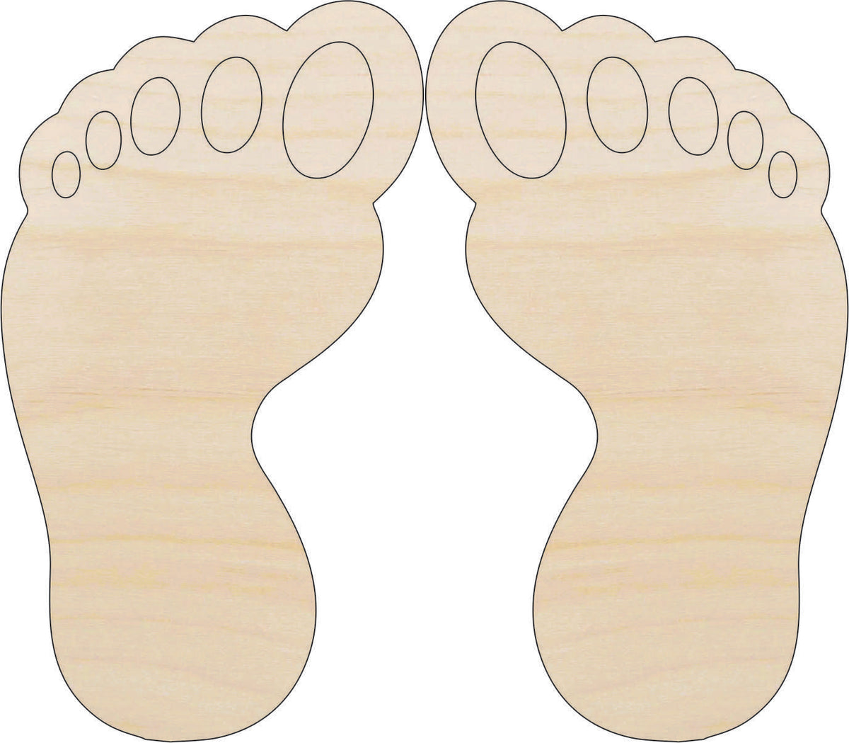 Bigfoot - Laser Cut Out Unfinished Wood Craft Shape MYTH27 Bigfoot - Laser Cut Out Unfinished Wood Craft Shape MYTH27