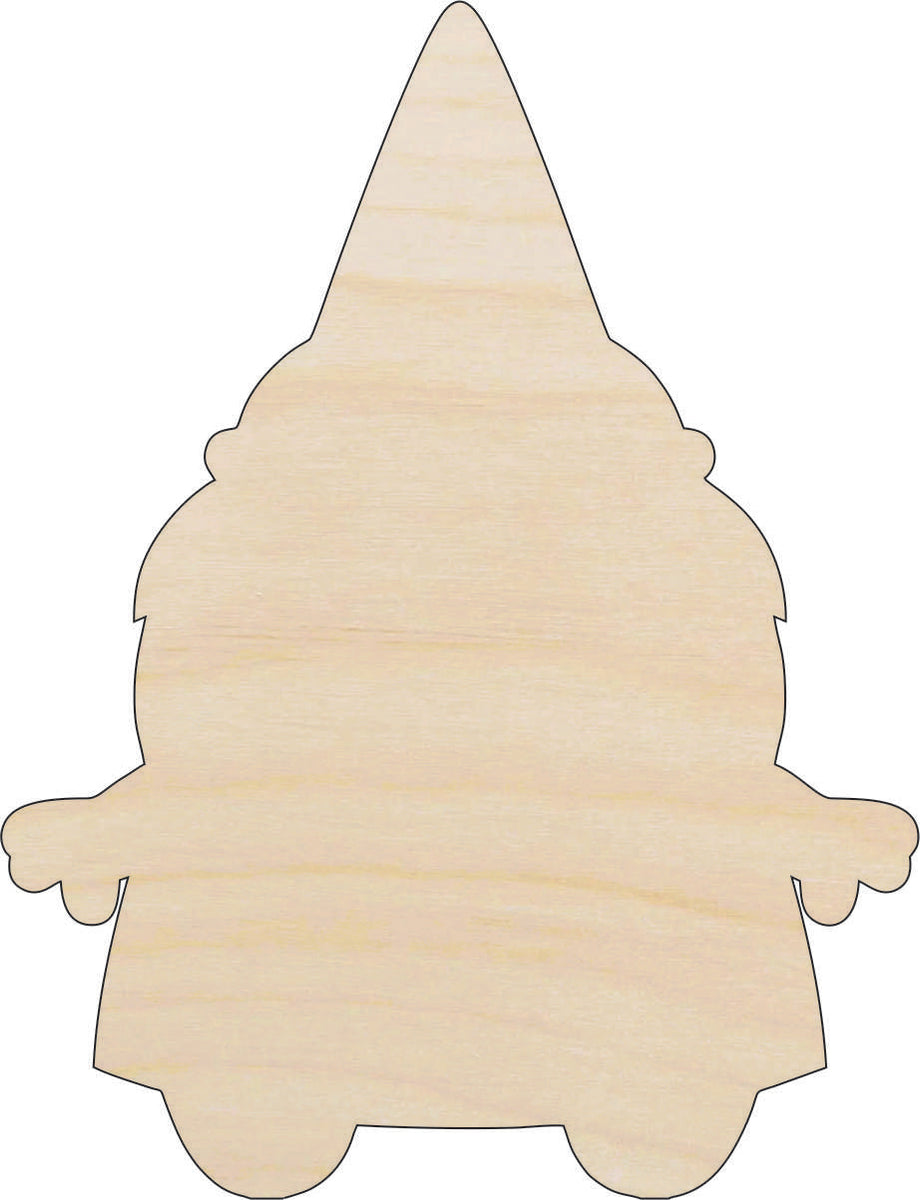 Gnome - Laser Cut Out Unfinished Wood Craft Shape MYTH61 Gnome - Laser Cut Out Unfinished Wood Craft Shape MYTH61
