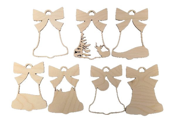 3D Ornament Deer 7 Pieces Laser Cut Out Unfinished ORN154 3D Ornament Deer 7 Pieces Laser Cut Out Unfinished ORN154