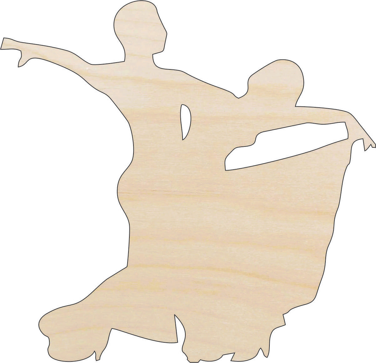Couple - Laser Cut Out Unfinished Wood Craft Shape PPL142 Couple - Laser Cut Out Unfinished Wood Craft Shape PPL142