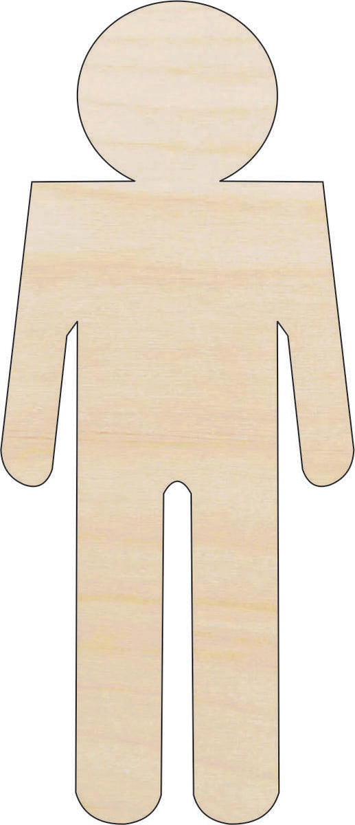 Sign Men - Laser Cut Out Unfinished Wood Craft Shape PPL178 Sign Men - Laser Cut Out Unfinished Wood Craft Shape PPL178