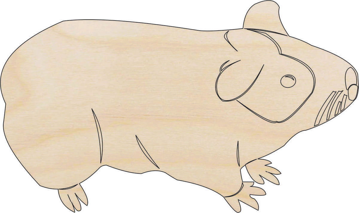 Gerbil - Laser Cut Out Unfinished Wood Craft Shape RDT2 Gerbil - Laser Cut Out Unfinished Wood Craft Shape RDT2