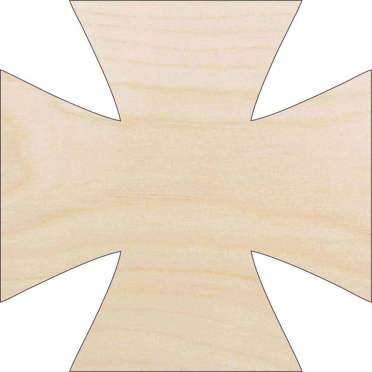 Cross - Laser Cut Out Unfinished Wood Craft Shape REL44 Cross - Laser Cut Out Unfinished Wood Craft Shape REL44