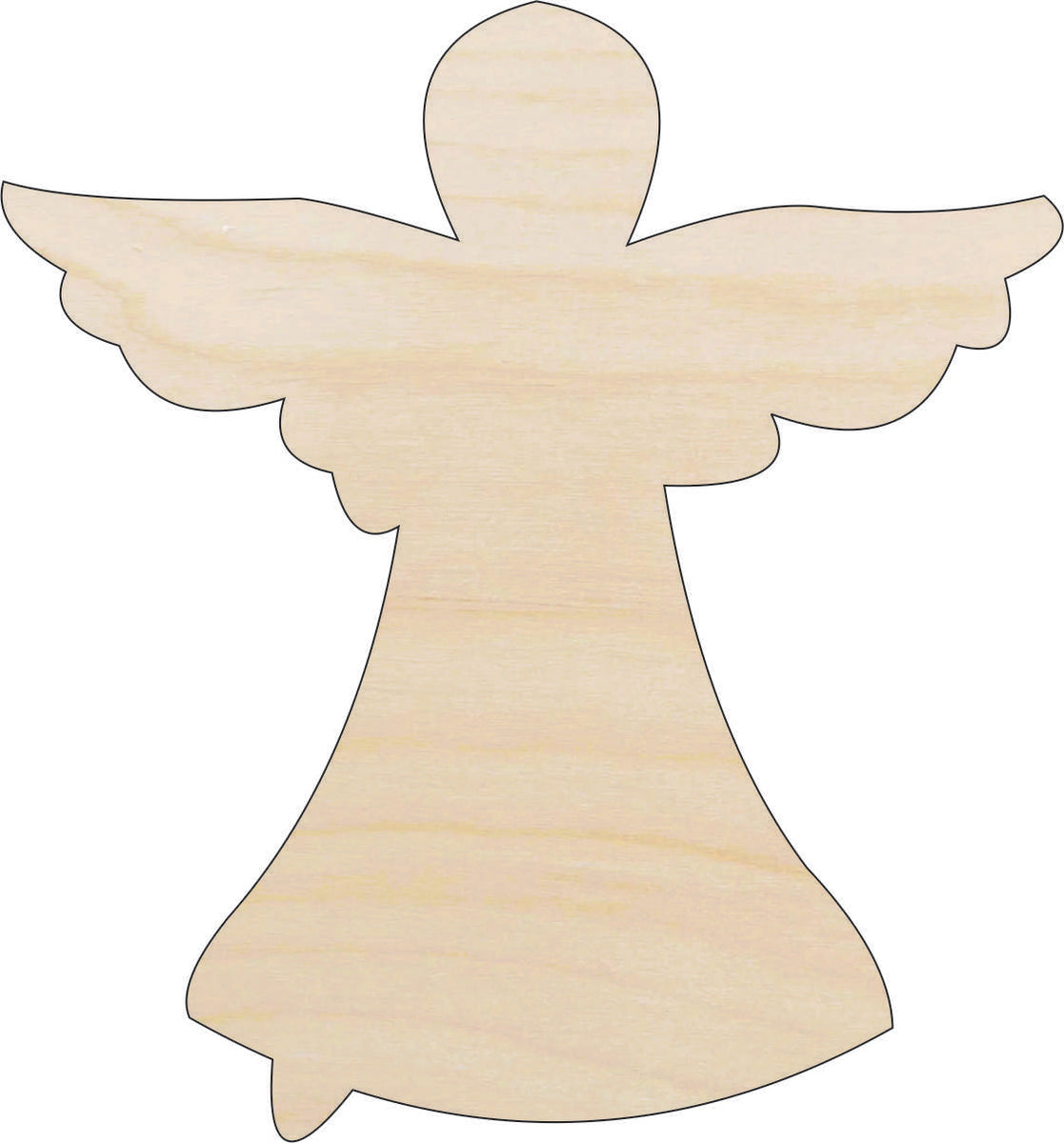 Angel - Laser Cut Out Unfinished Wood Craft Shape REL63 Angel - Laser Cut Out Unfinished Wood Craft Shape REL63