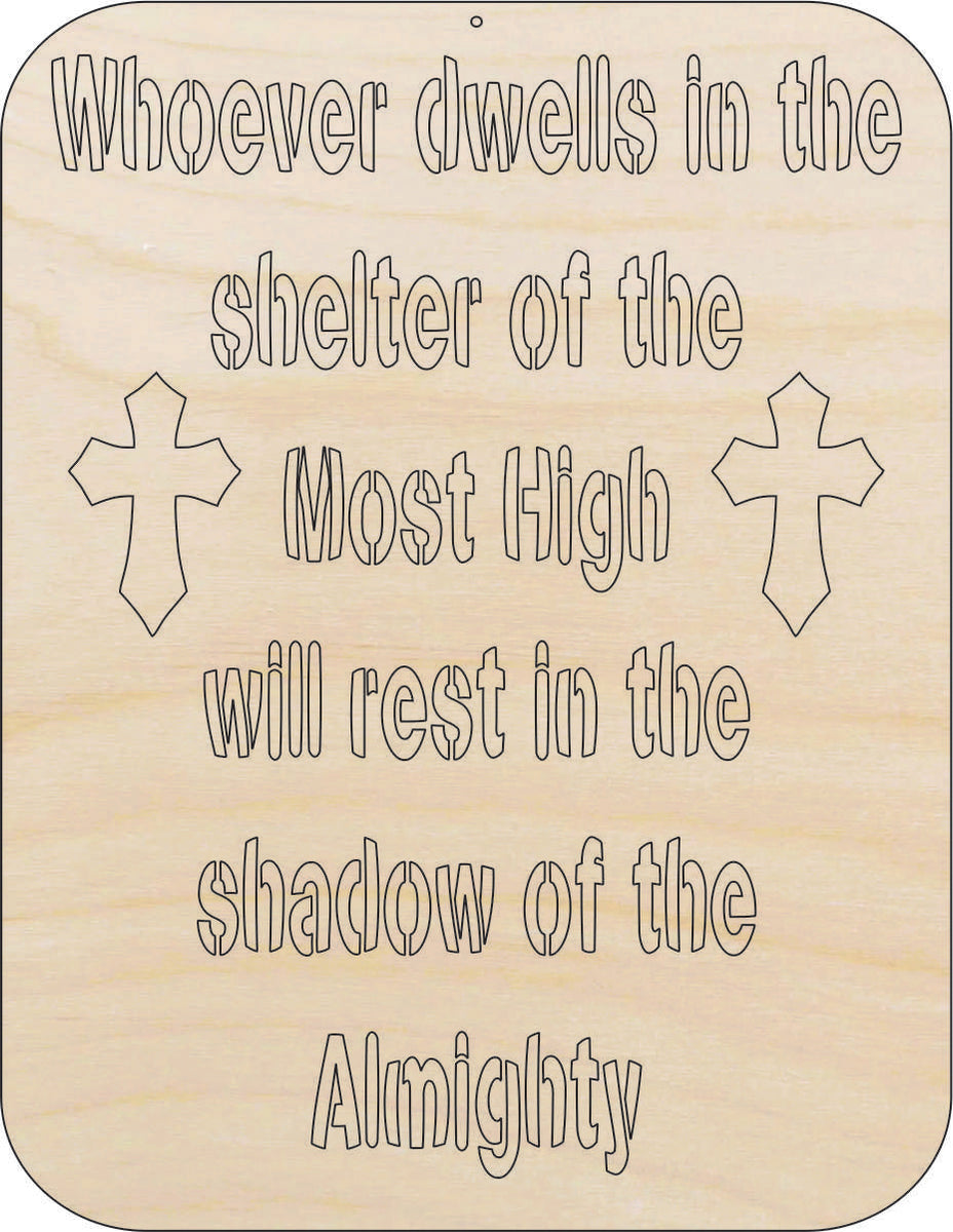 Sign Prayer - Laser Cut Out Unfinished Wood Craft Shape REL80 Sign Prayer - Laser Cut Out Unfinished Wood Craft Shape REL80