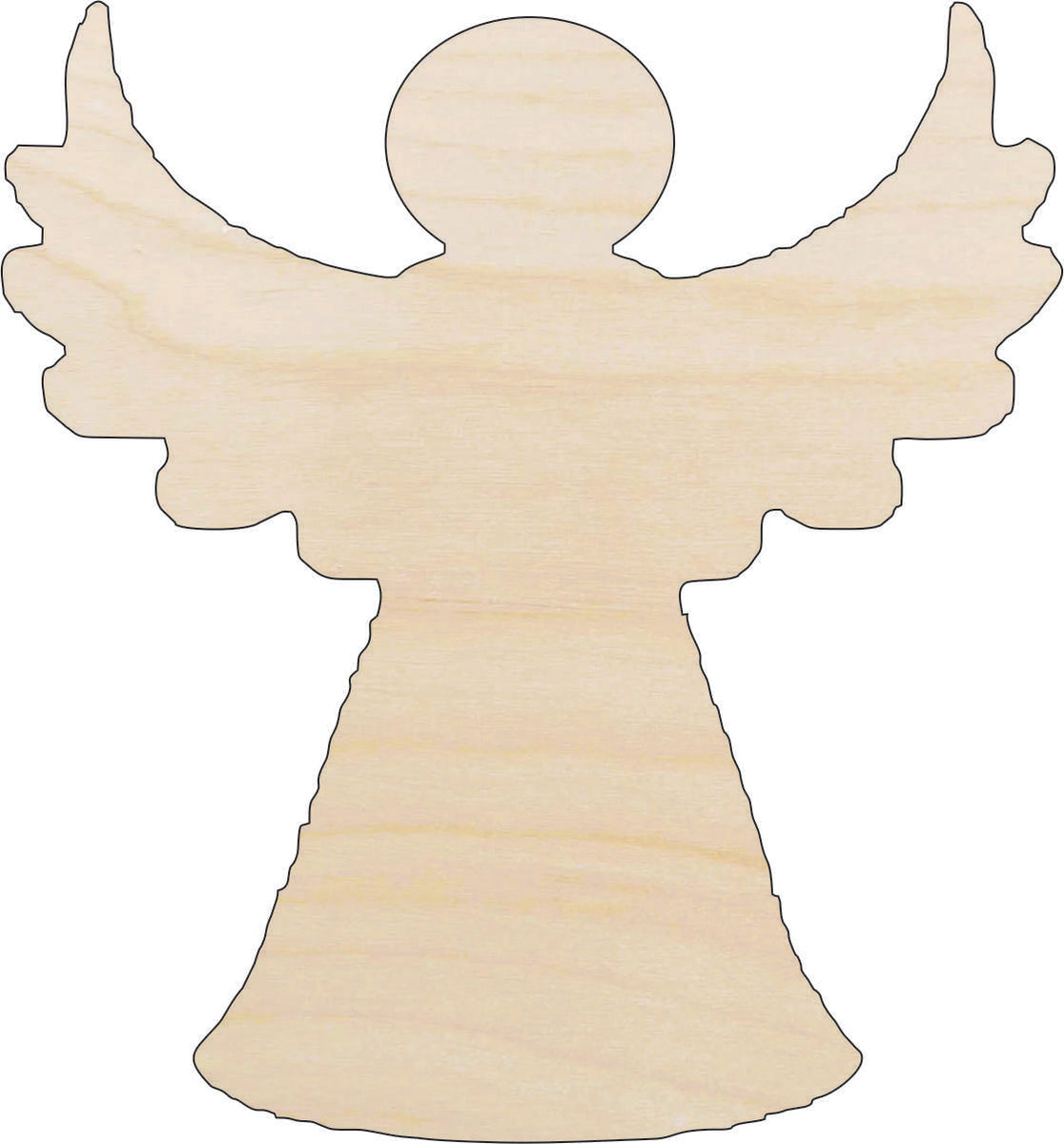 Angel - Laser Cut Out Unfinished Wood Craft Shape REL89 Angel - Laser Cut Out Unfinished Wood Craft Shape REL89