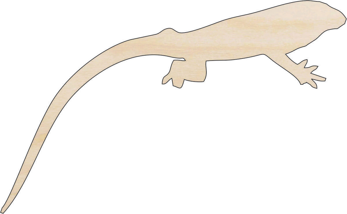 Lizard - Laser Cut Out Unfinished Wood Craft Shape REP35 Lizard - Laser Cut Out Unfinished Wood Craft Shape REP35