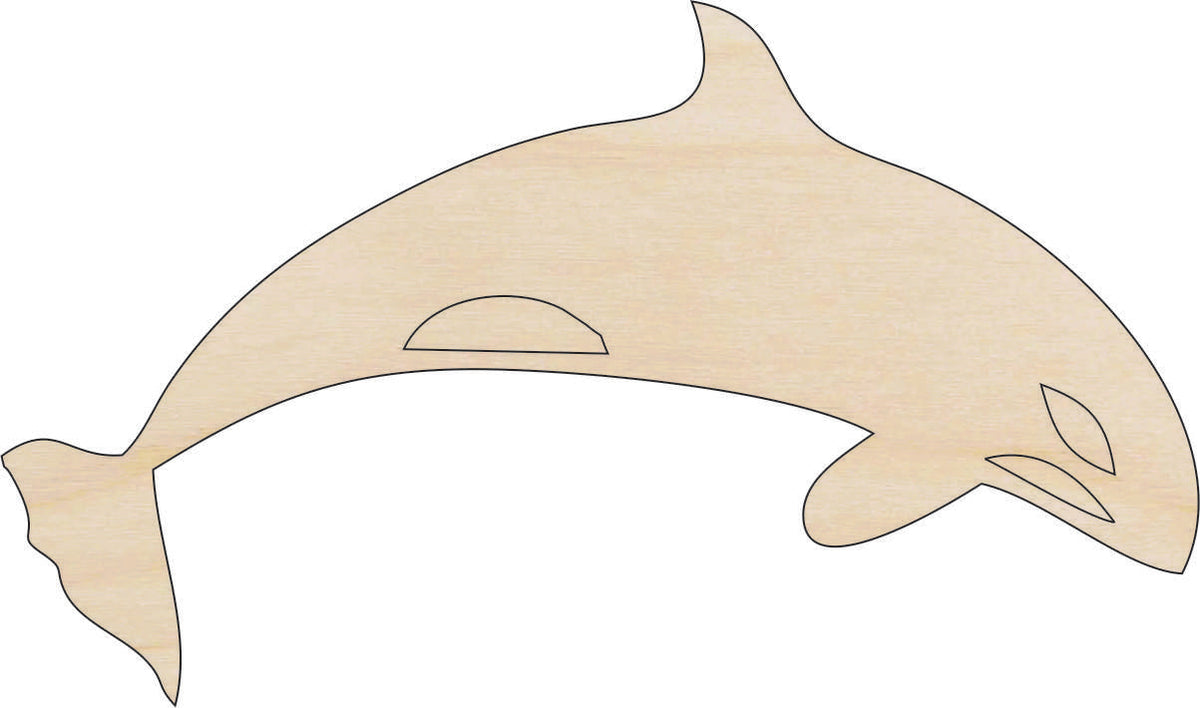 Whale Orca - Laser Cut Out Unfinished Wood Craft Shape SEA125 Whale Orca - Laser Cut Out Unfinished Wood Craft Shape SEA125
