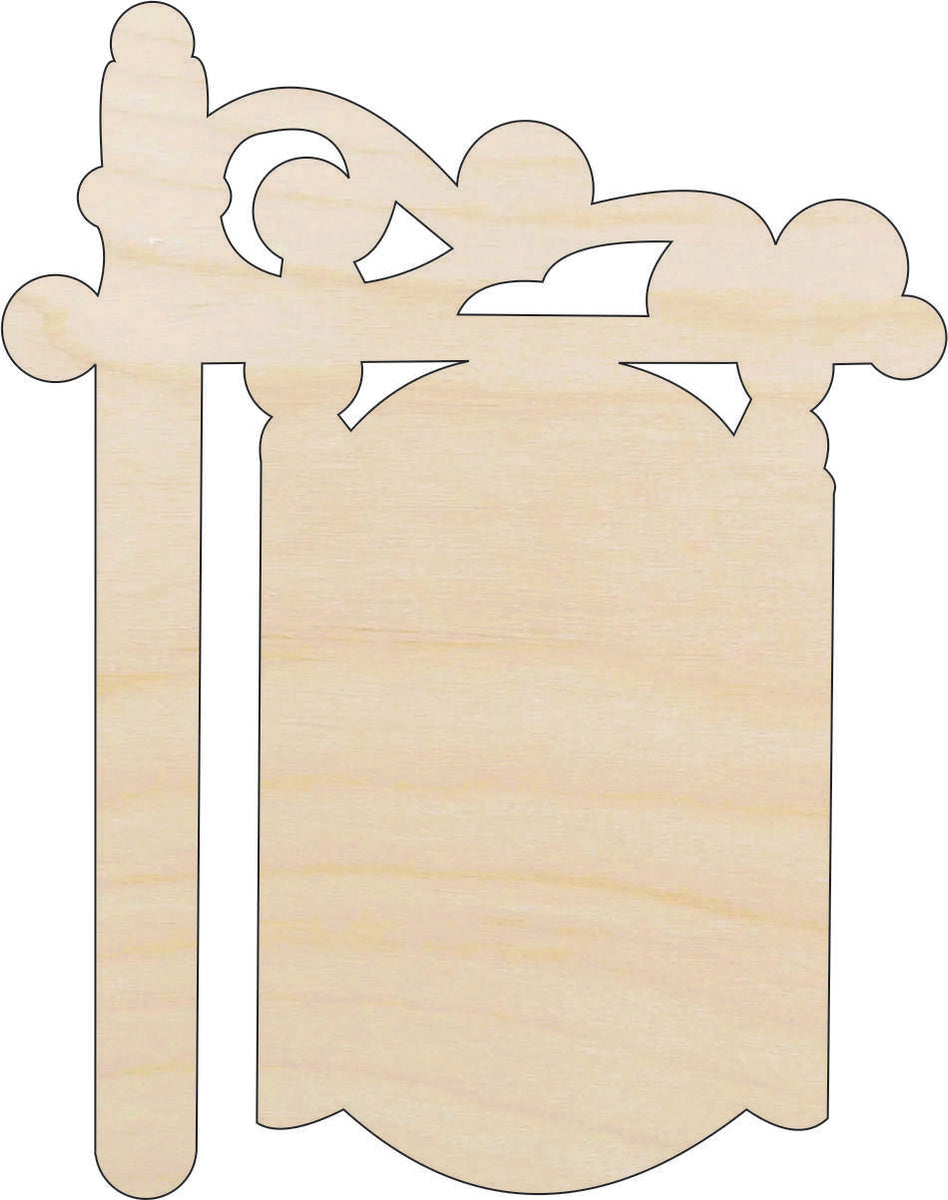 Sign - Laser Cut Out Unfinished Wood Craft Shape SGN2
