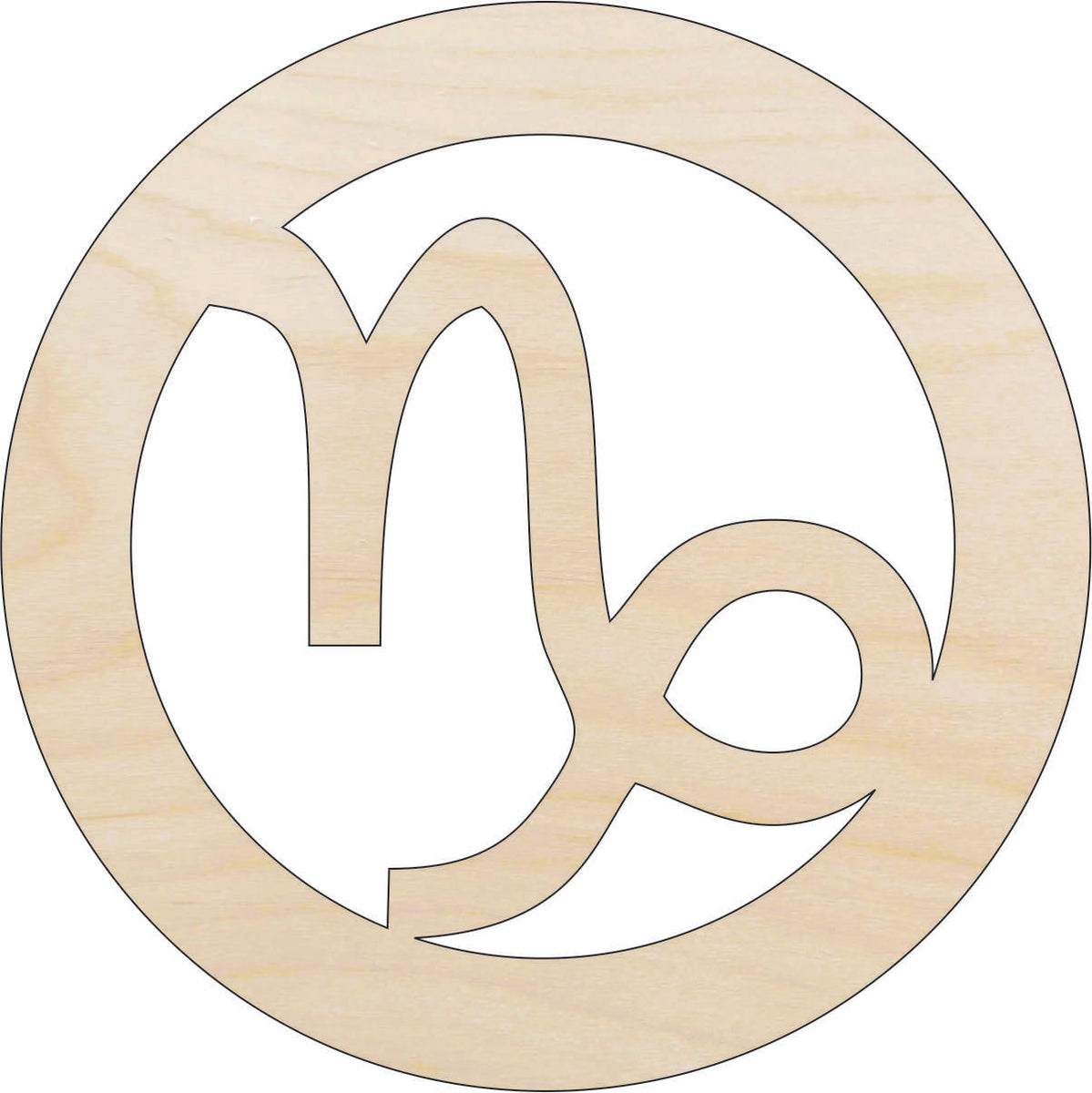 Sign Horoscope Capricorn - Laser Cut Out Unfinished Wood Craft Shape SGN82 Sign Horoscope Capricorn - Laser Cut Out Unfinished Wood Craft Shape SGN82