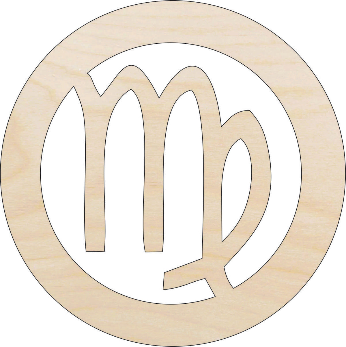Sign Horoscope Virgo - Laser Cut Out Unfinished Wood Craft Shape SGN90 Sign Horoscope Virgo - Laser Cut Out Unfinished Wood Craft Shape SGN90