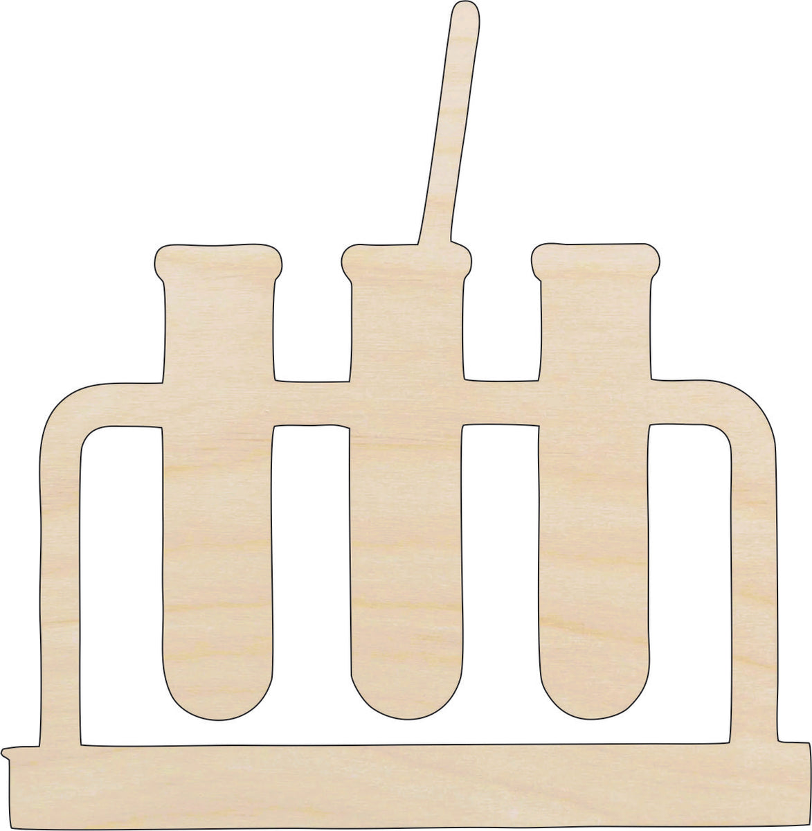 Science Laboratory - Laser Cut Out Unfinished Wood Craft Shape SNC3
